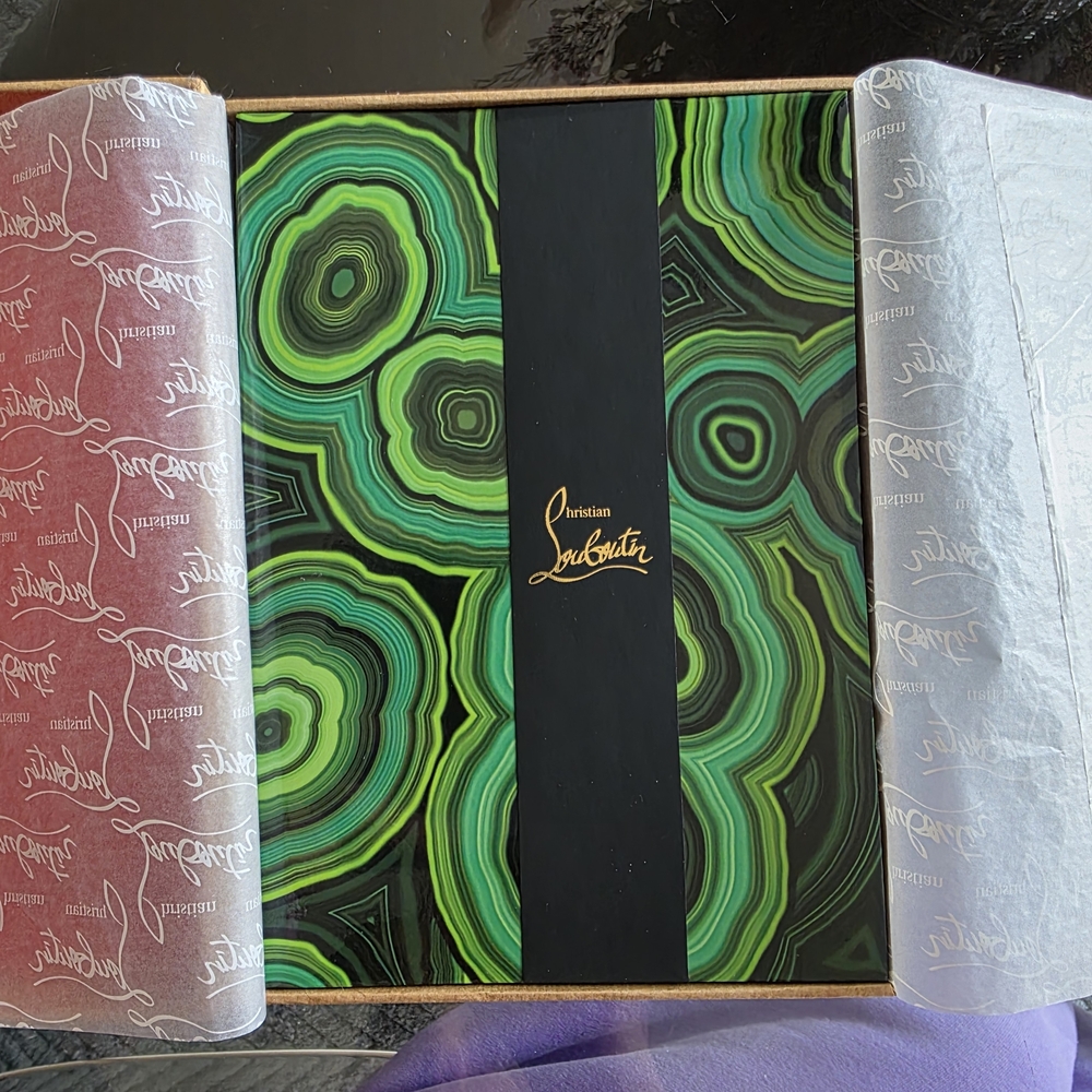 Christian Louboutin Green and Black Notebok Limited Edition